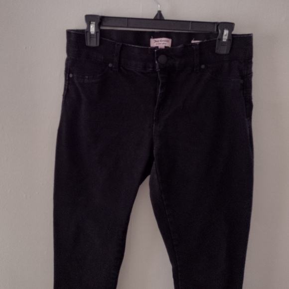 Juicy Couture Vintage Black Stretch Denim Capri Jeans Size 6 - Picture 2 of 13